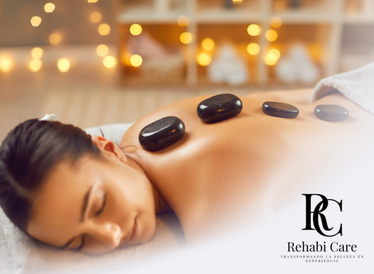 Masaje Relajante con Piedras Calientes