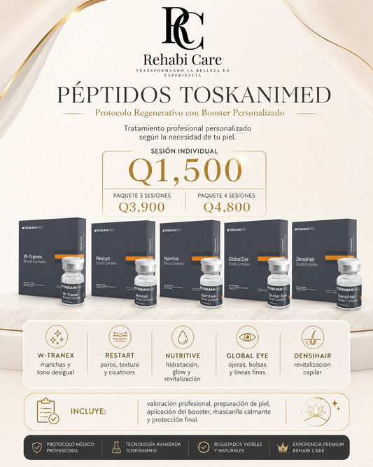 Péptidos ToskaniMed | Protocolo Regenerativo con Booster Personalizado